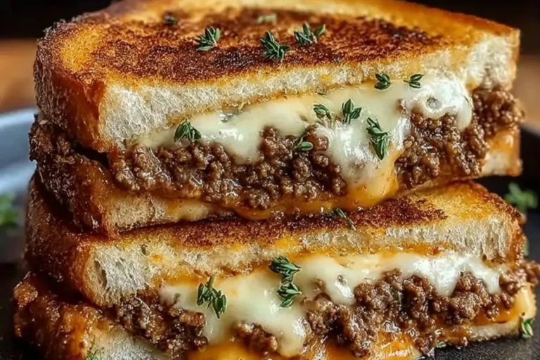 Ultimate Cheesy Ground Beef Melt