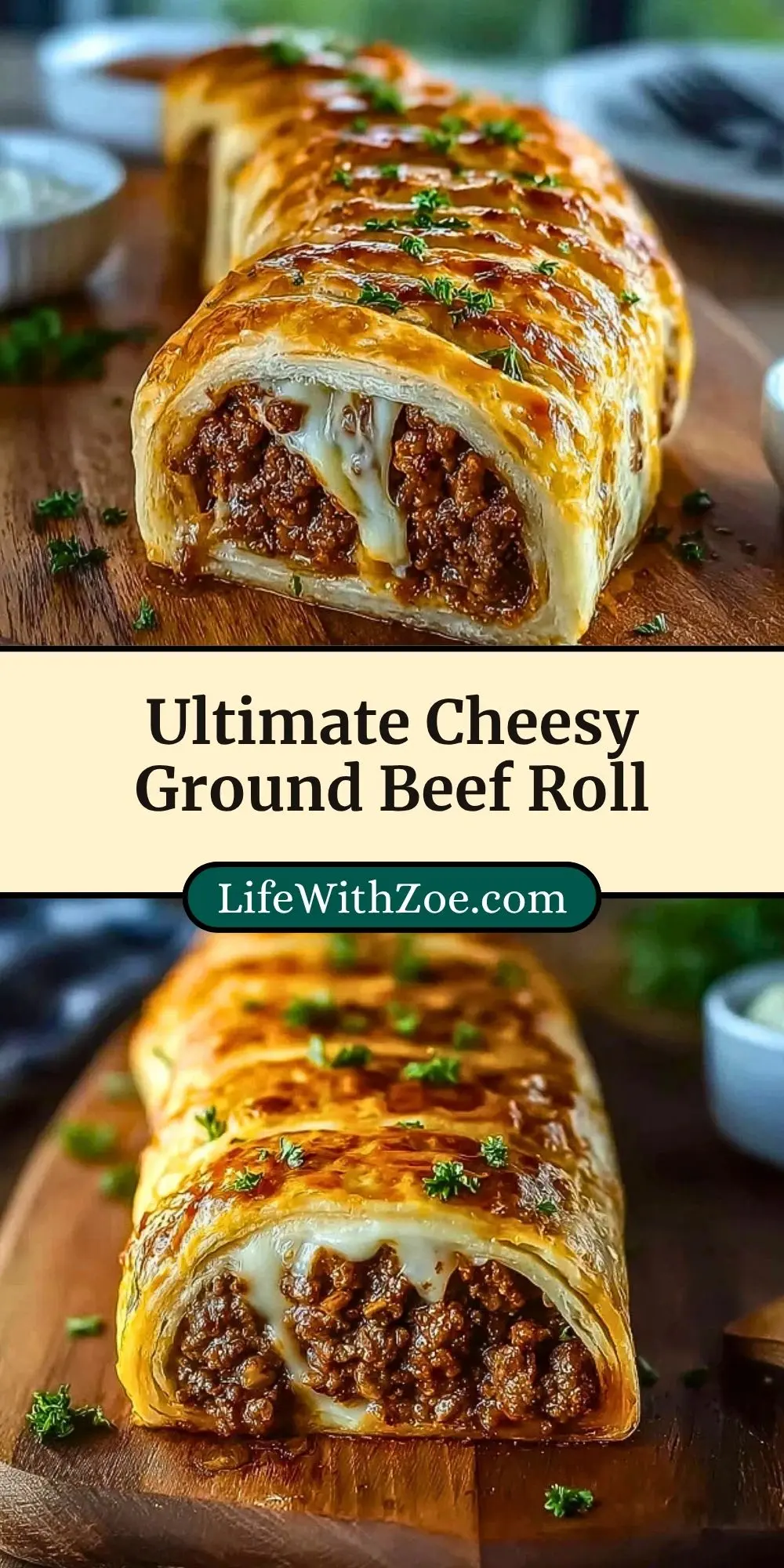 Ultimate Cheesy Ground Beef Roll Pin 2