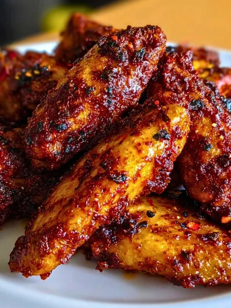 Air Fryer Spicy Dry Rub Wings (1)