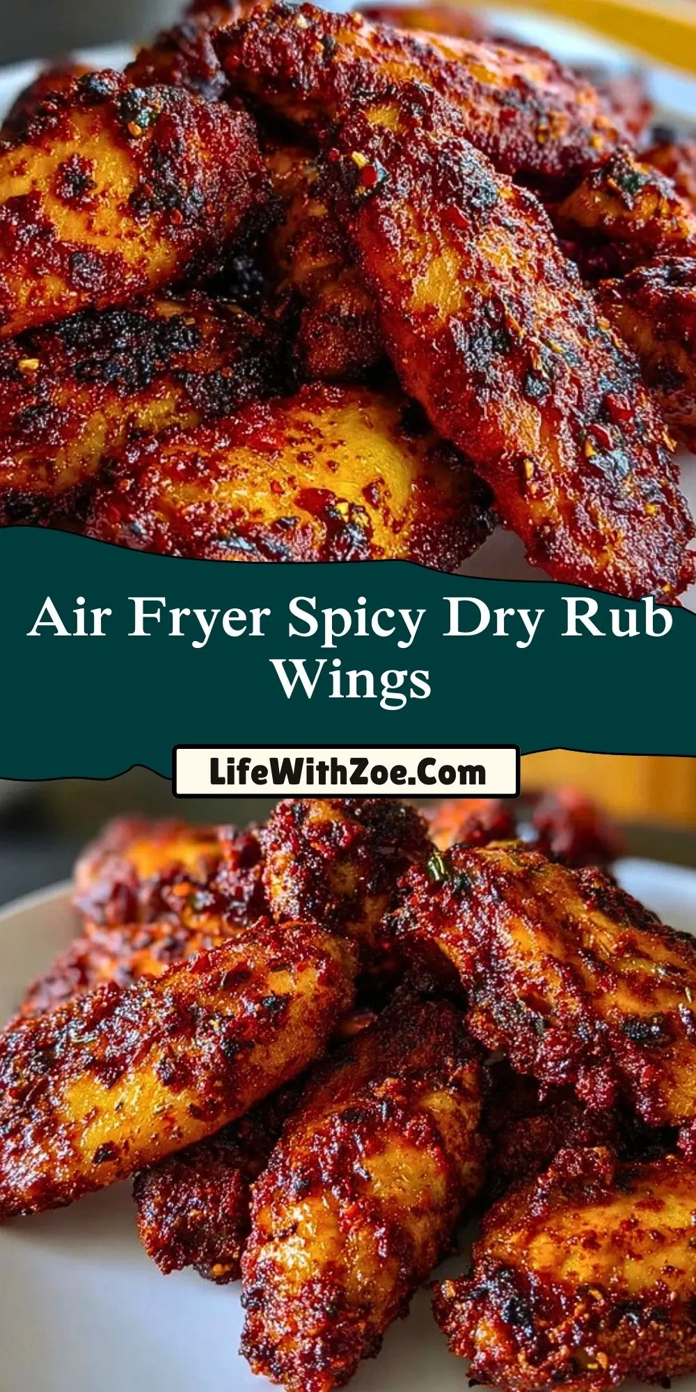 Air Fryer Spicy Dry Rub Wings (2)