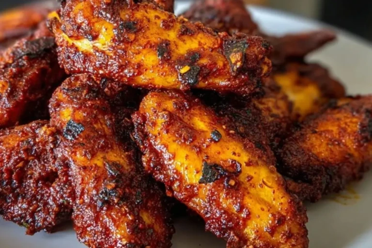 Air Fryer Spicy Dry Rub Wings