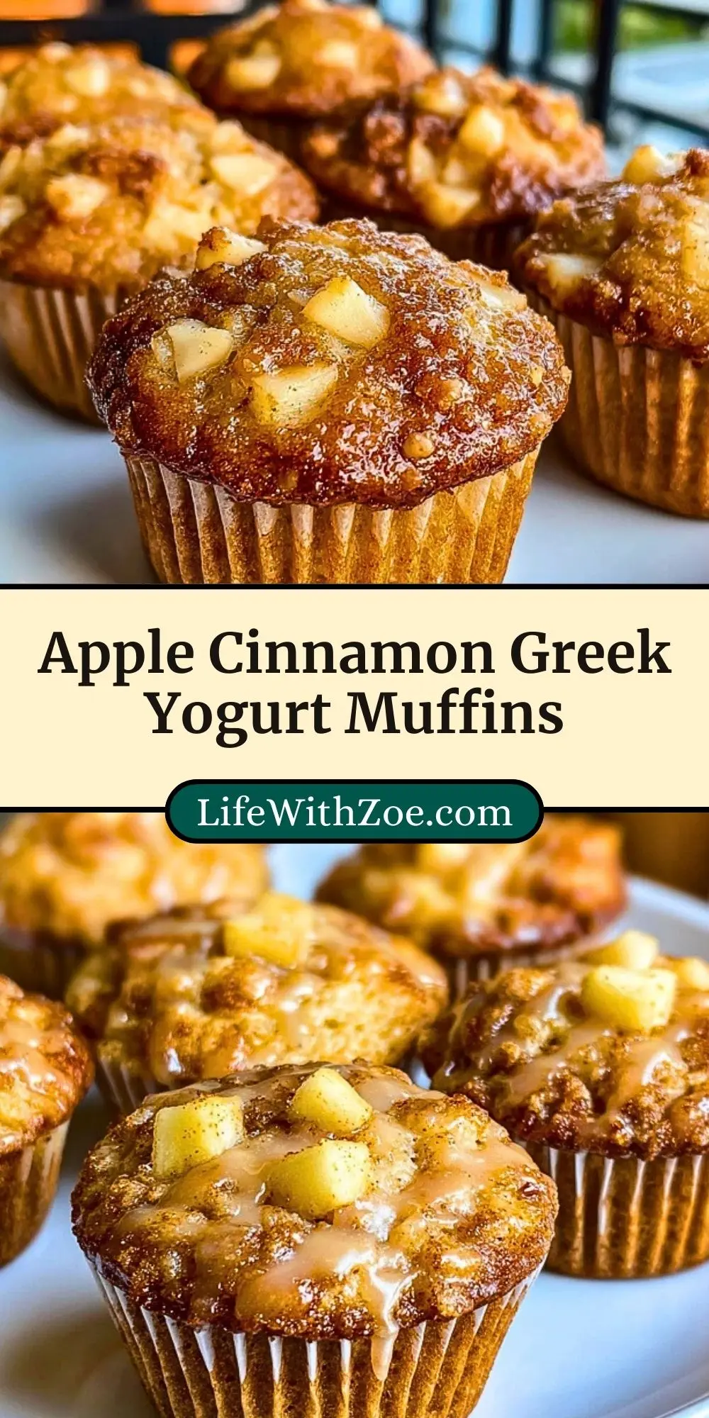 Apple Cinnamon Greek Yogurt Muffins (3)