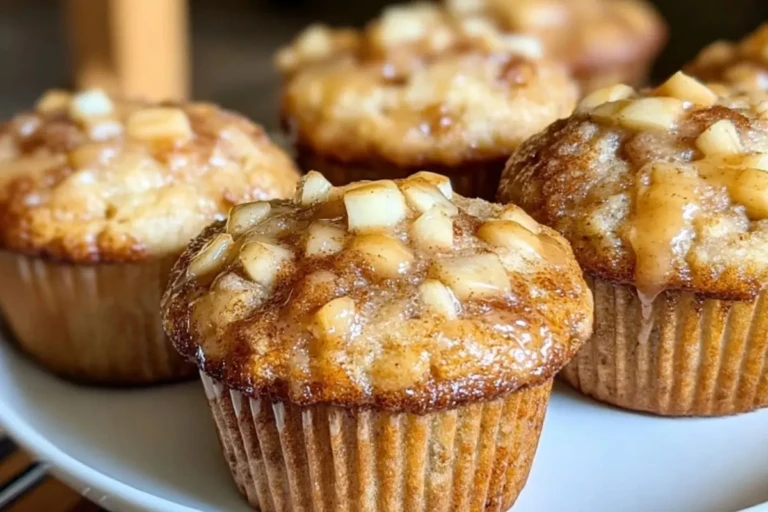Apple Cinnamon Greek Yogurt Muffins
