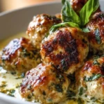Baked Chicken Ricotta Meatballs