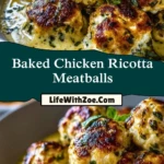 Baked Chicken Ricotta Meatballs (2)