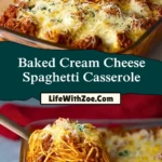 Baked Cream Cheese Spaghetti Casserole (2)