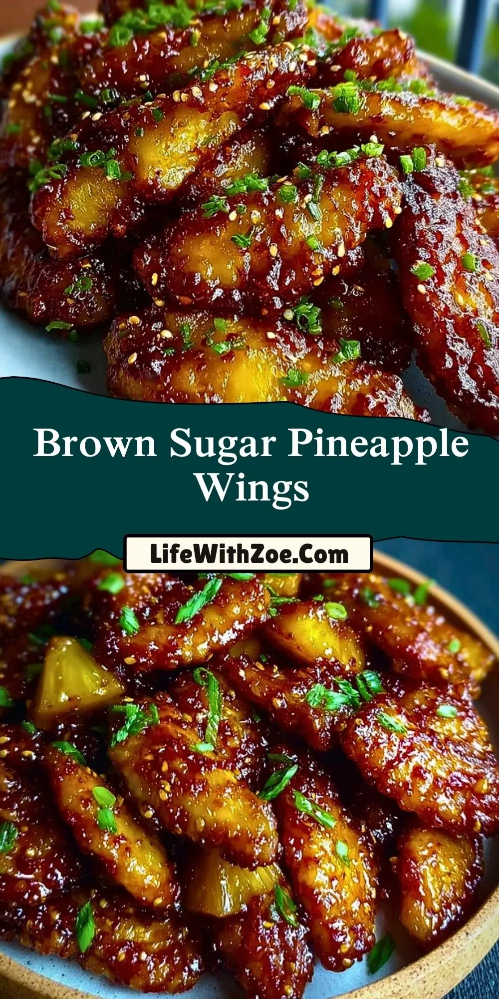 Brown Sugar Pineapple Wings (2)