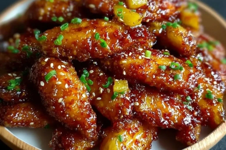 Brown Sugar Pineapple Wings