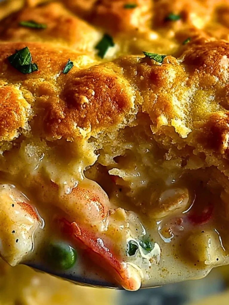 Cheddar Bay Biscuit Seafood Pot Pie (1)