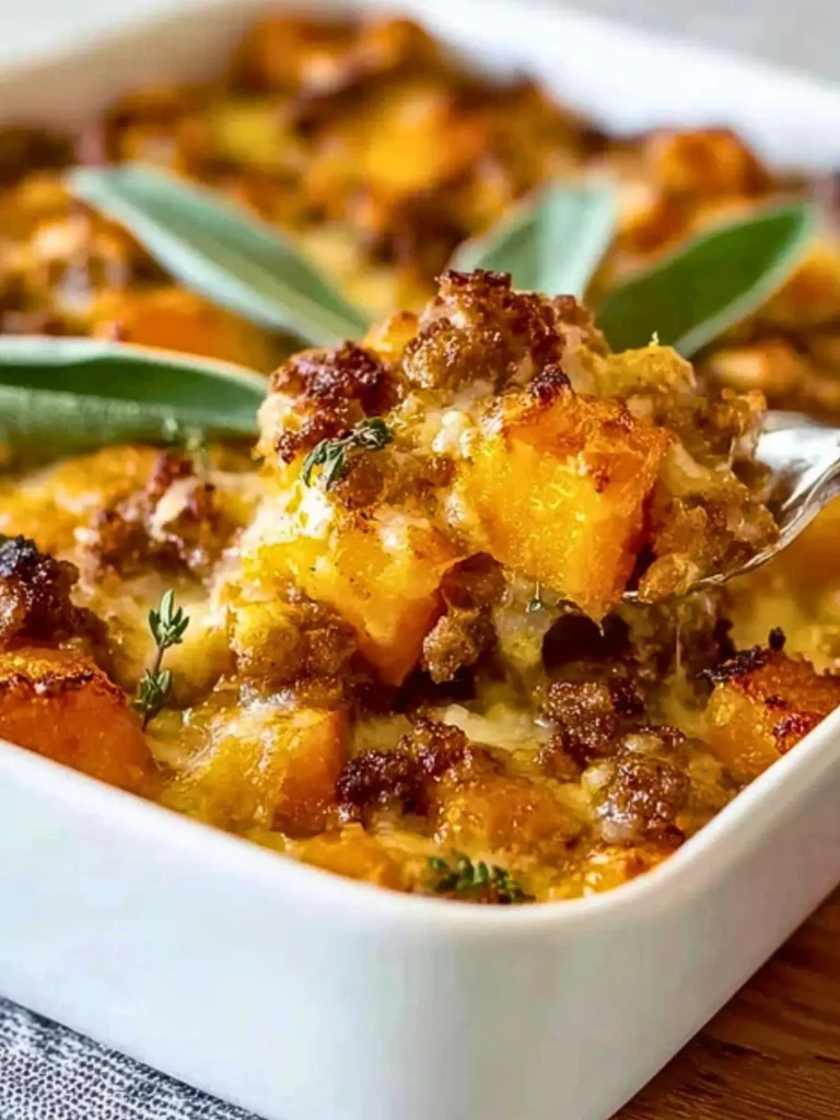 Cheesy Butternut Squash Casserole (1)