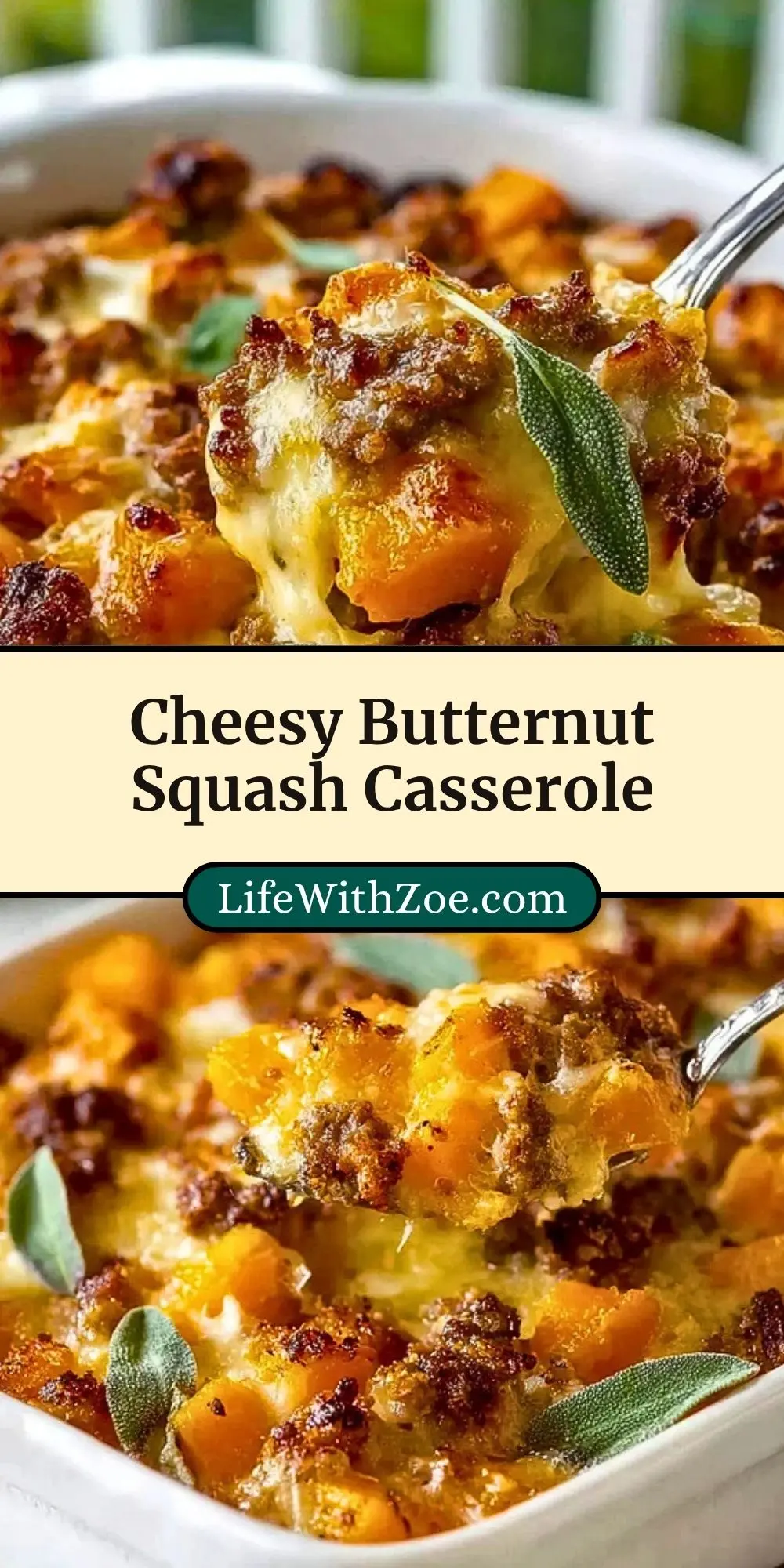 Cheesy Butternut Squash Casserole (3)