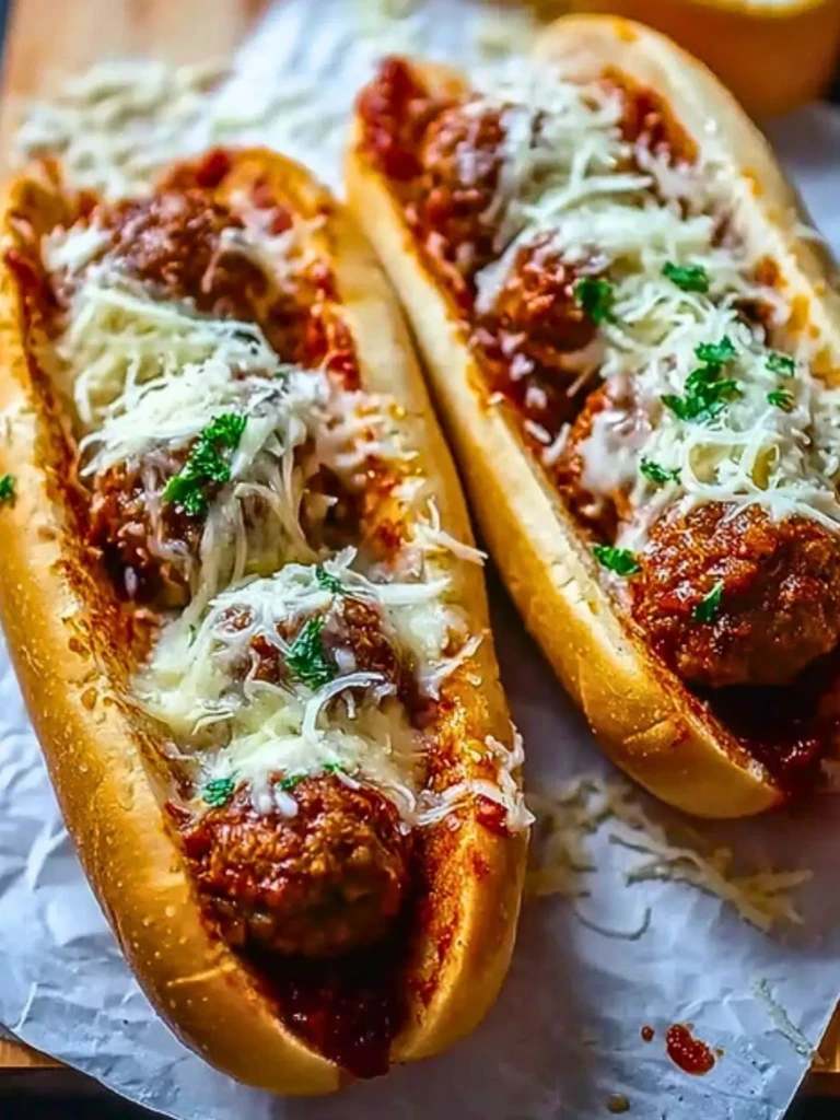 Cheesy Meatball Subs (1)