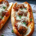 Cheesy Meatball Subs