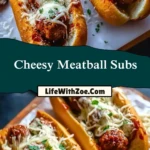 Cheesy Meatball Subs (2)