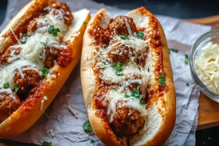 Cheesy Meatball Subs