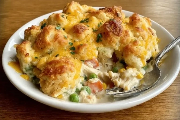 Chicken Cobbler Dinner Casserole