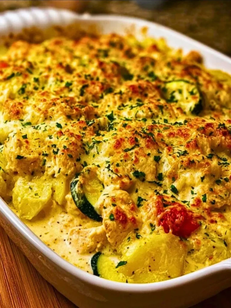 Chicken Zucchini Casserole 2