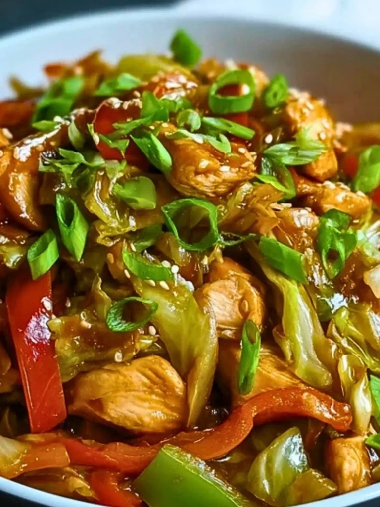 Chinese Chicken & Cabbage Stir-Fry (1)