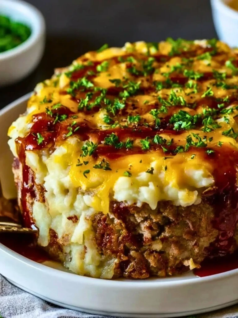 Classic Comfort Loaded Potato Meatloaf (1)