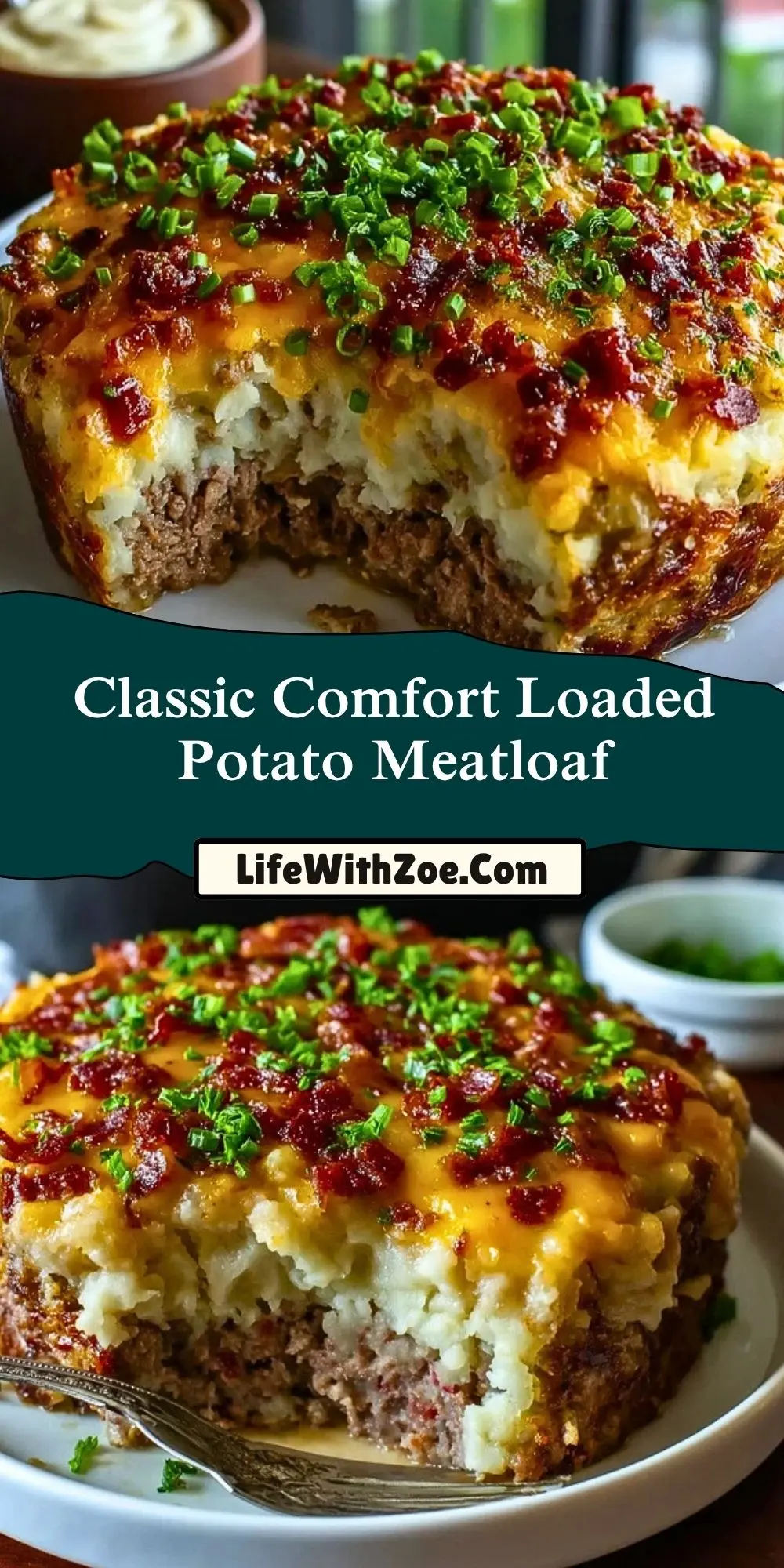 Classic Comfort Loaded Potato Meatloaf (2)