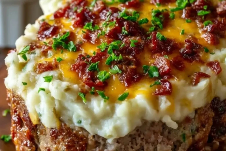 Classic Comfort Loaded Potato Meatloaf