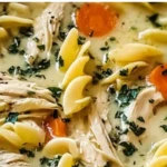 Comforting Creamy Chicken Noodle Soup