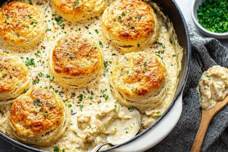 Creamy Chicken and Biscuits 1