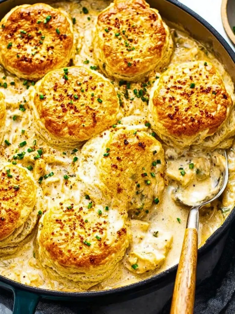 Creamy Chicken and Biscuits 2
