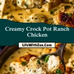Creamy Crock Pot Ranch Chicken (2)