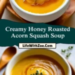 Creamy Honey Roasted Acorn Squash Soup (2)