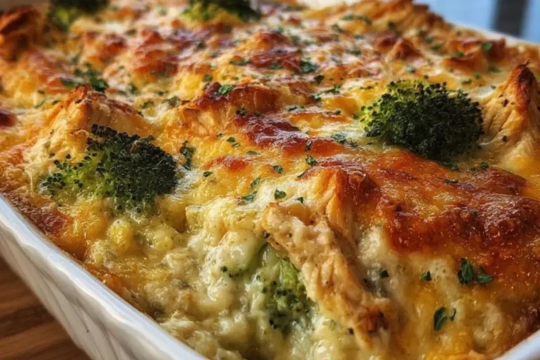 Creamy Keto Broccoli Chicken Casserole