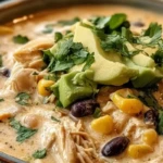 Creamy White Chicken Chili with Cream Cheese Delight