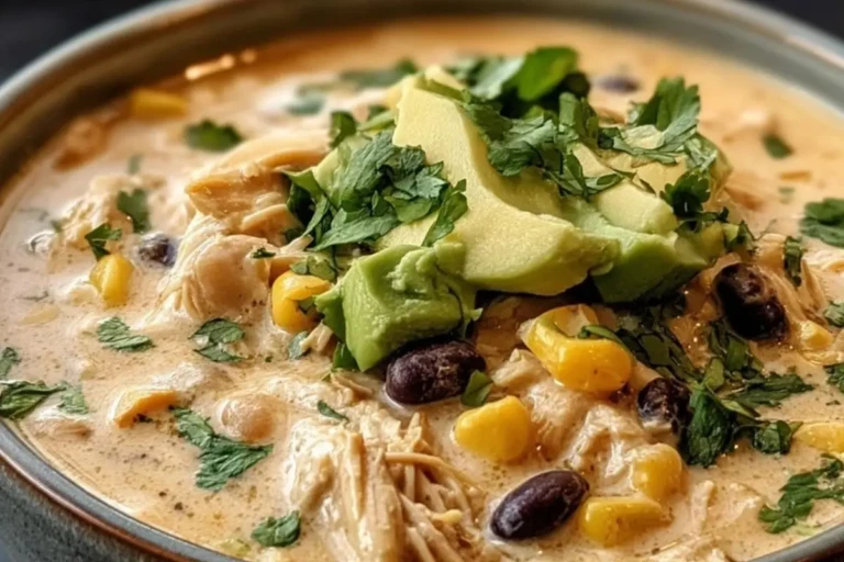 Creamy White Chicken Chili with Cream Cheese Delight