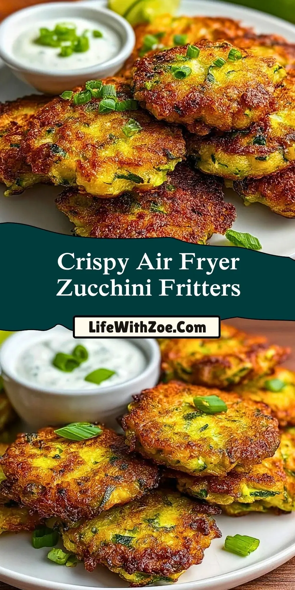 Crispy Air Fryer Zucchini Fritters (2)