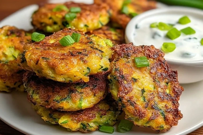 Crispy Air Fryer Zucchini Fritters