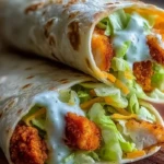 Crispy Chicken Ranch Snack Wrap