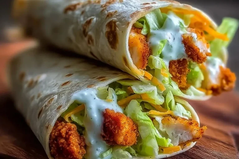 Crispy Chicken Ranch Snack Wrap