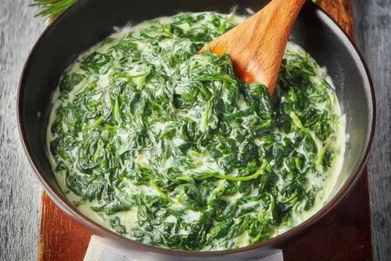 Easy Creamed Spinach