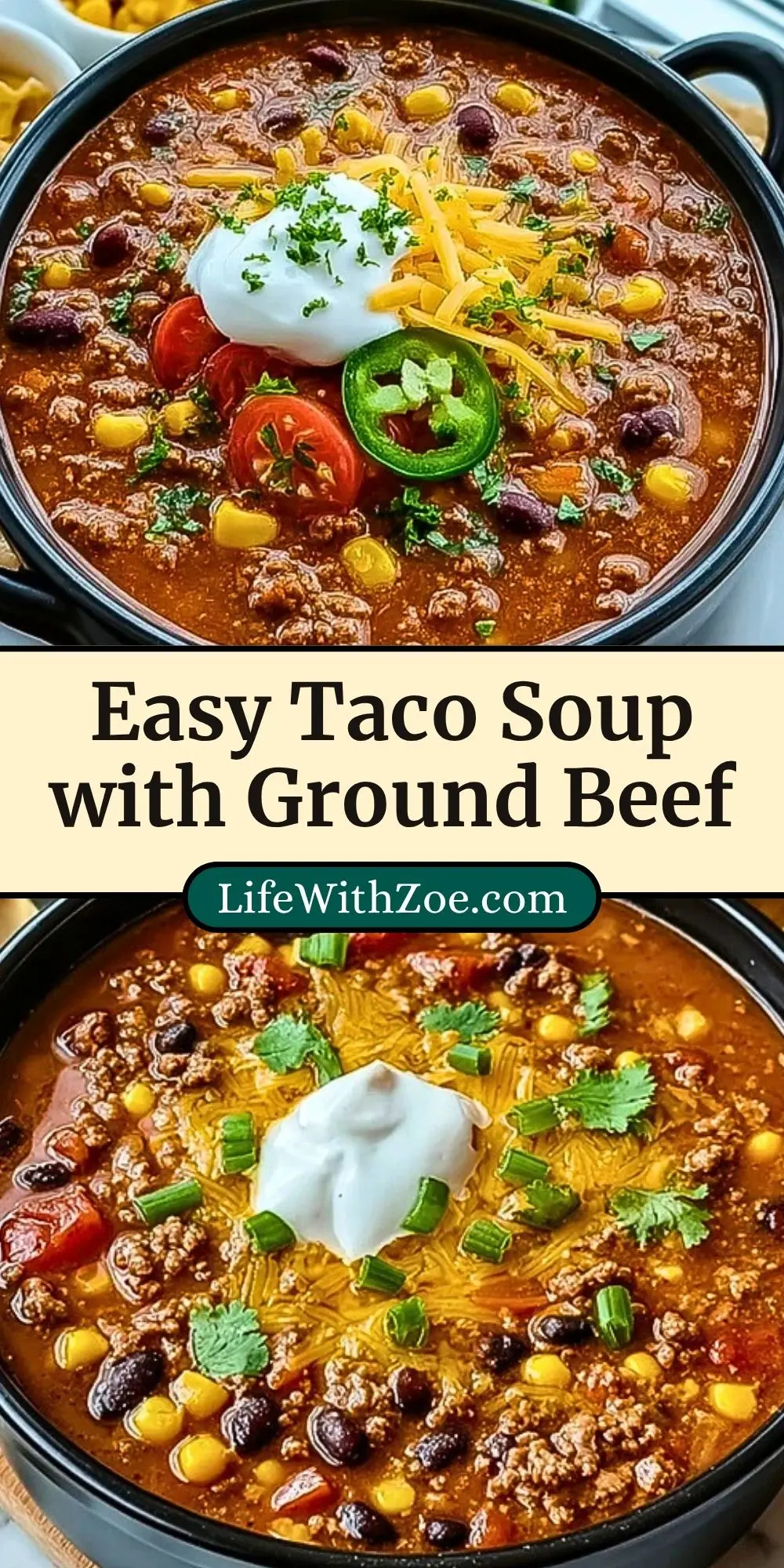 Easy Taco Soup with Ground Beef (3)