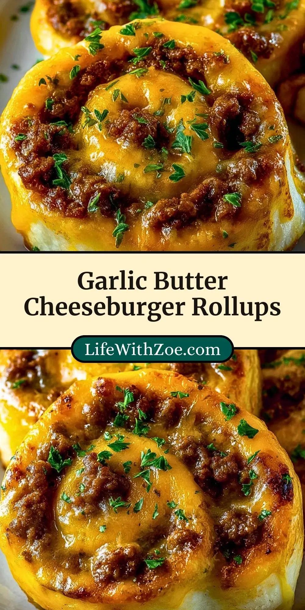 Garlic Butter Cheeseburger Rollups (3)