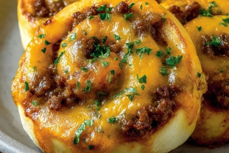 Garlic Butter Cheeseburger Rollups