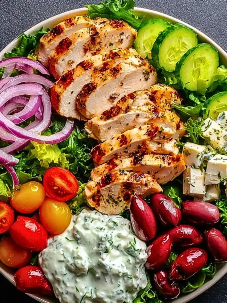 Greek Chicken Salad with Tzatziki (1)