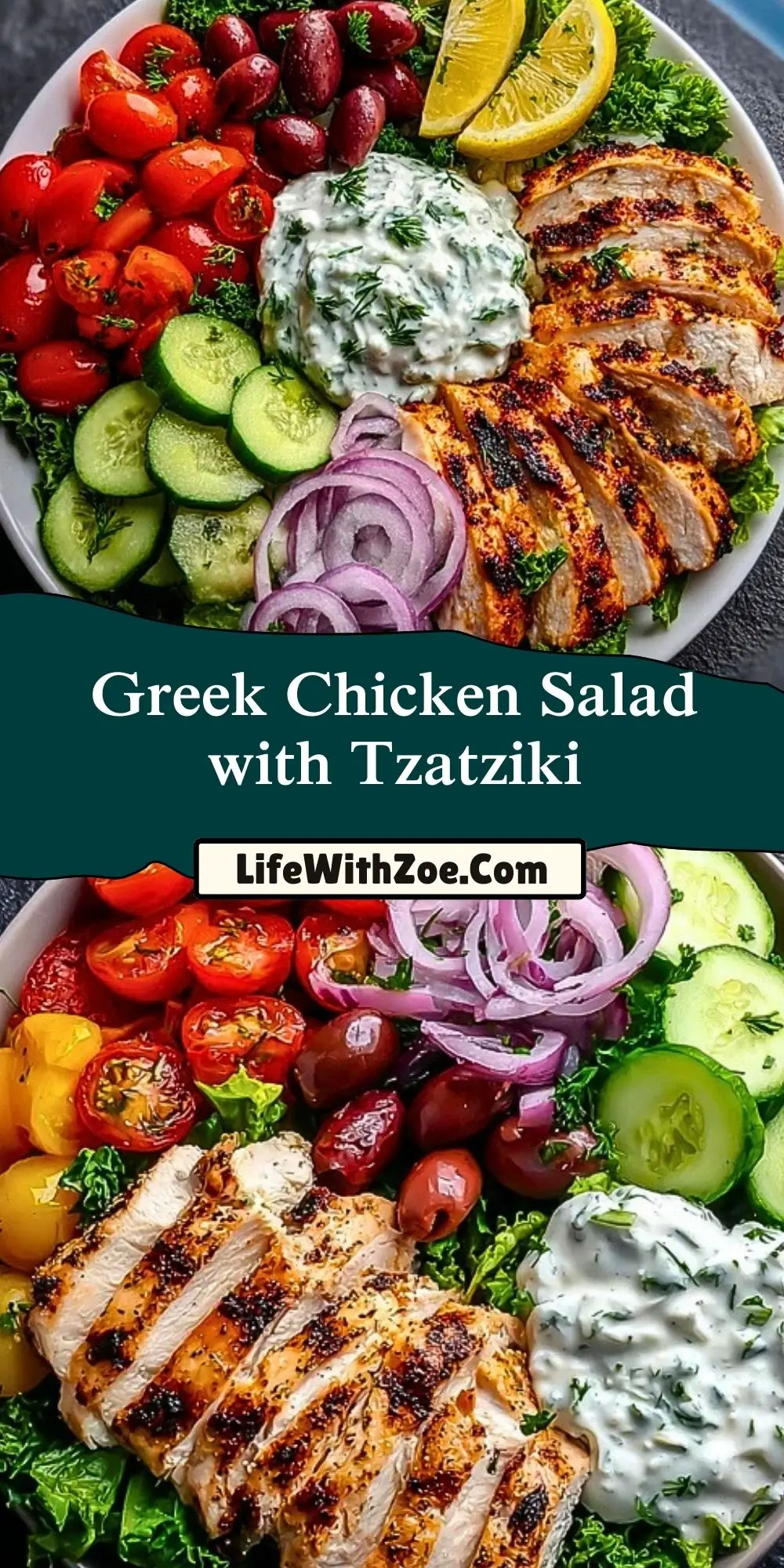 Greek Chicken Salad with Tzatziki (2)