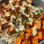 Healthy Chicken & Sweet Potato Rice Bowl