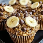 Healthy Chocolate Chip Banana Muffins