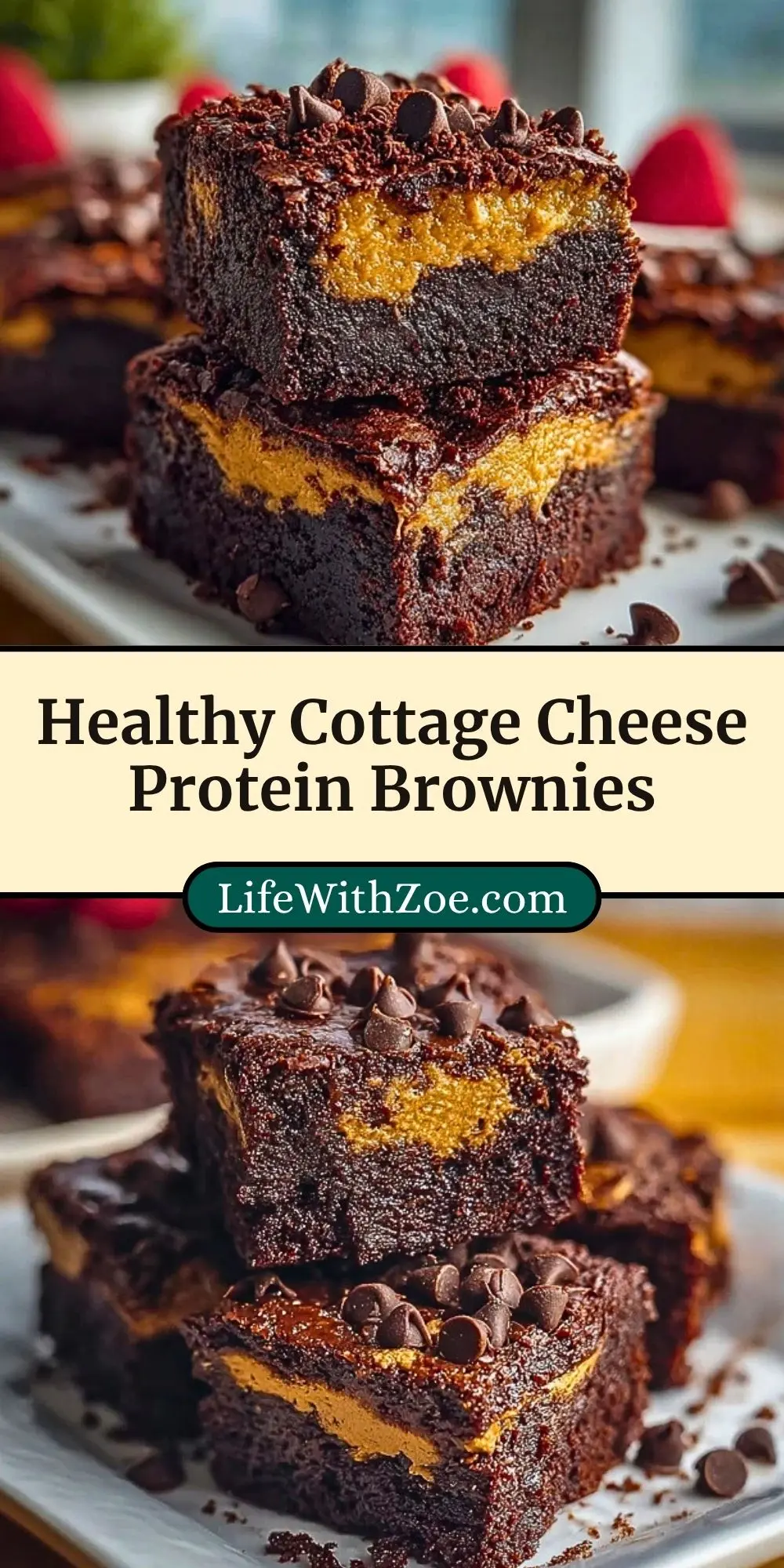 Healthy Cottage Cheese Protein Brownies (3)