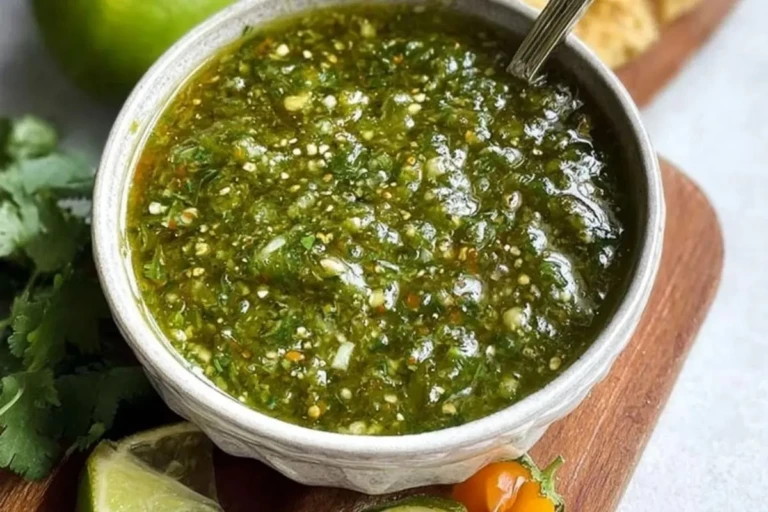 Homemade Salsa Verde