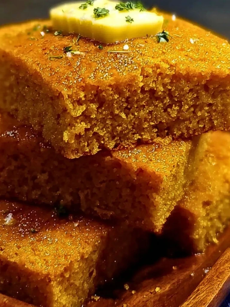 Honey Butter Sweet Potato Cornbread (1)