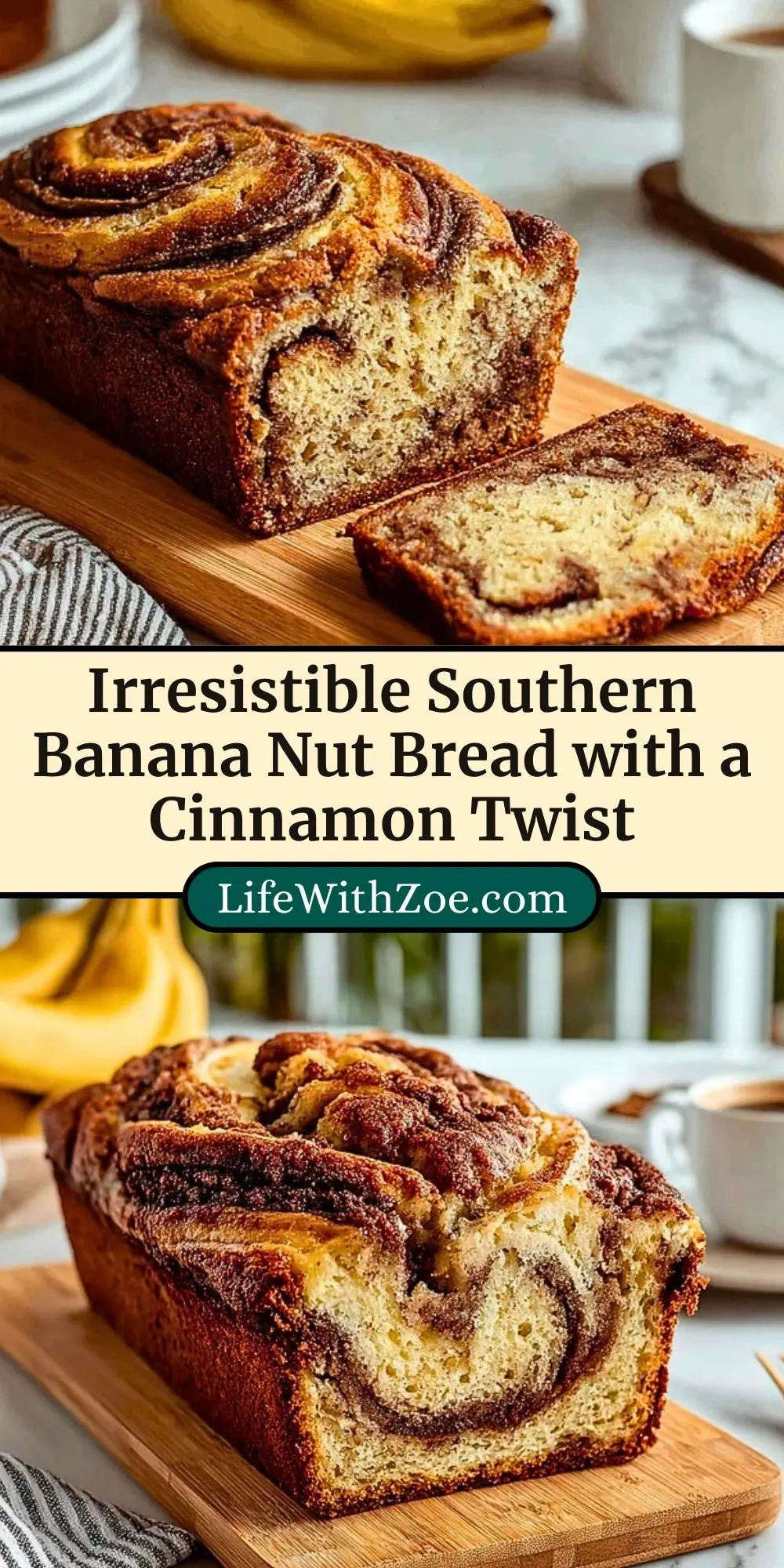 Irresistible Southern Banana Nut Bread with a Cinnamon Twist (3)
