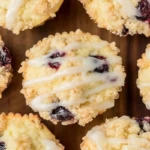 Lemon Blueberry Streusel Muffins with Lemon Glaze